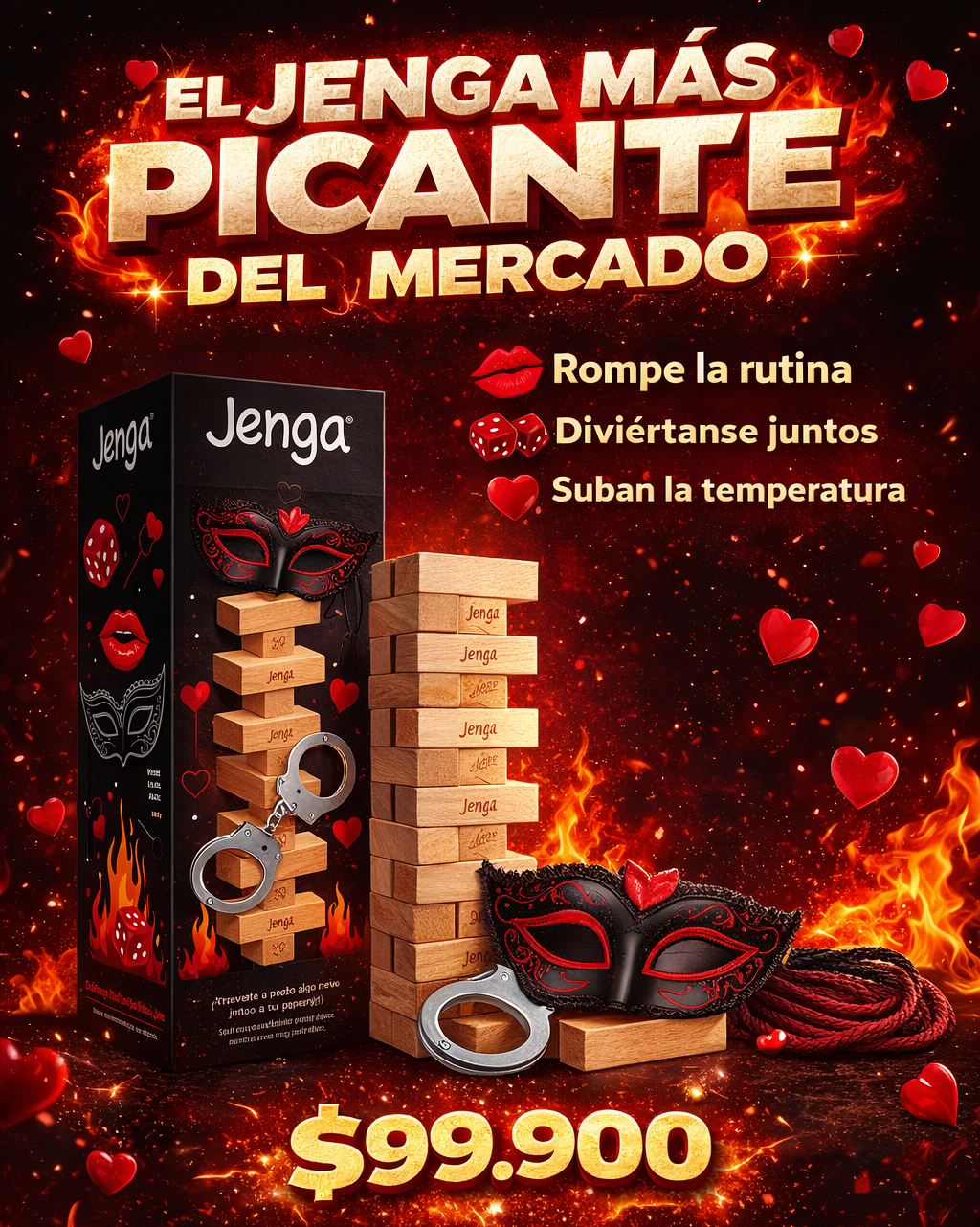 Jenga Parejas + regalo